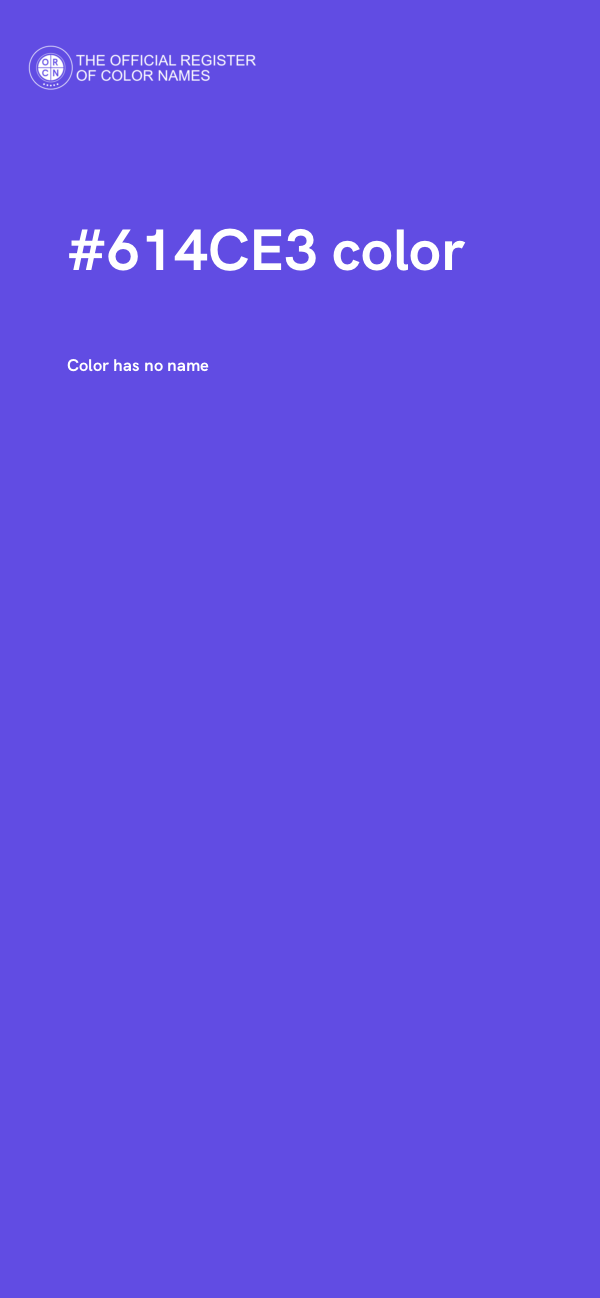 #614CE3 color image