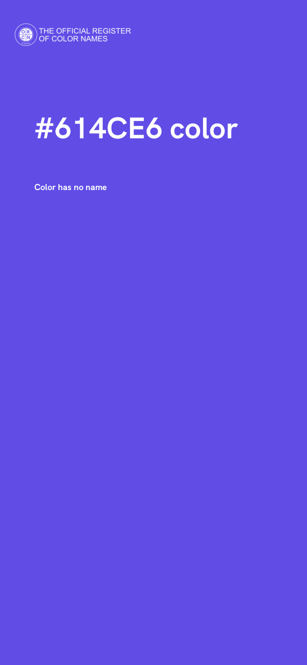 #614CE6 color image