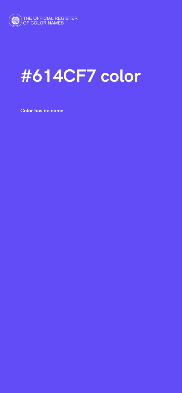 #614CF7 color image