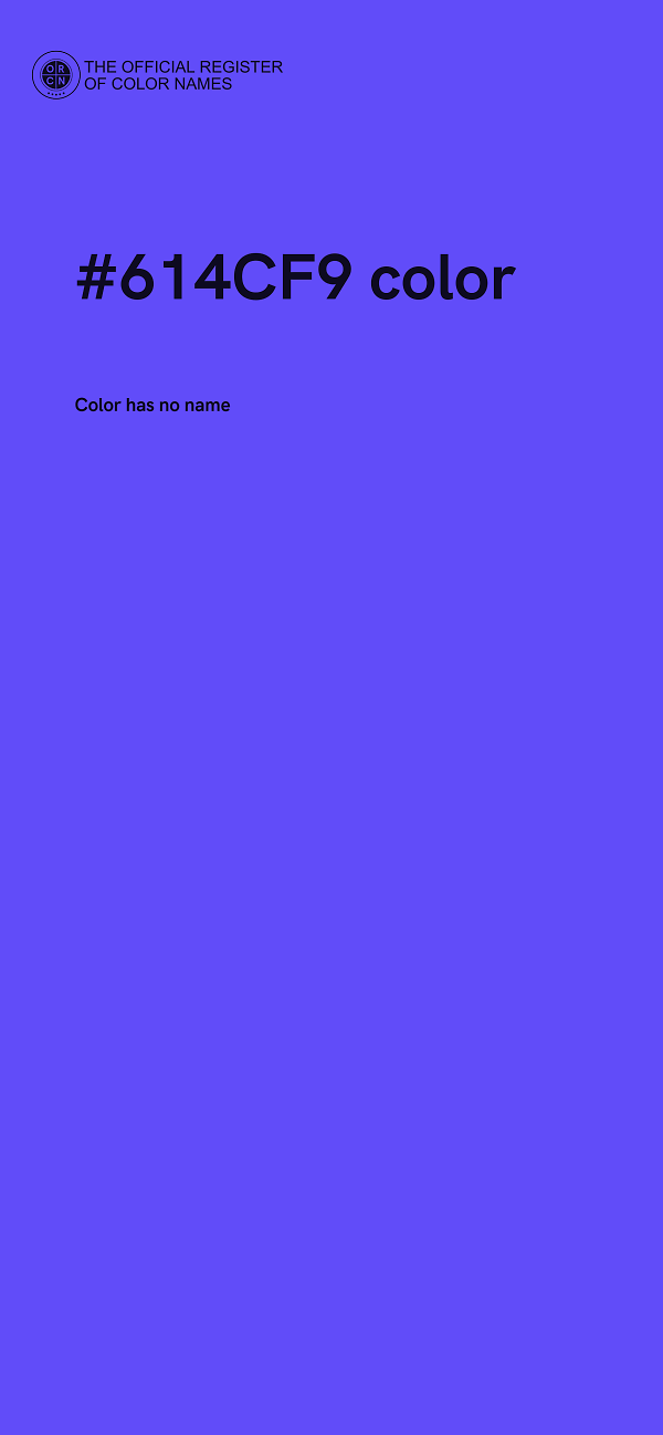 #614CF9 color image