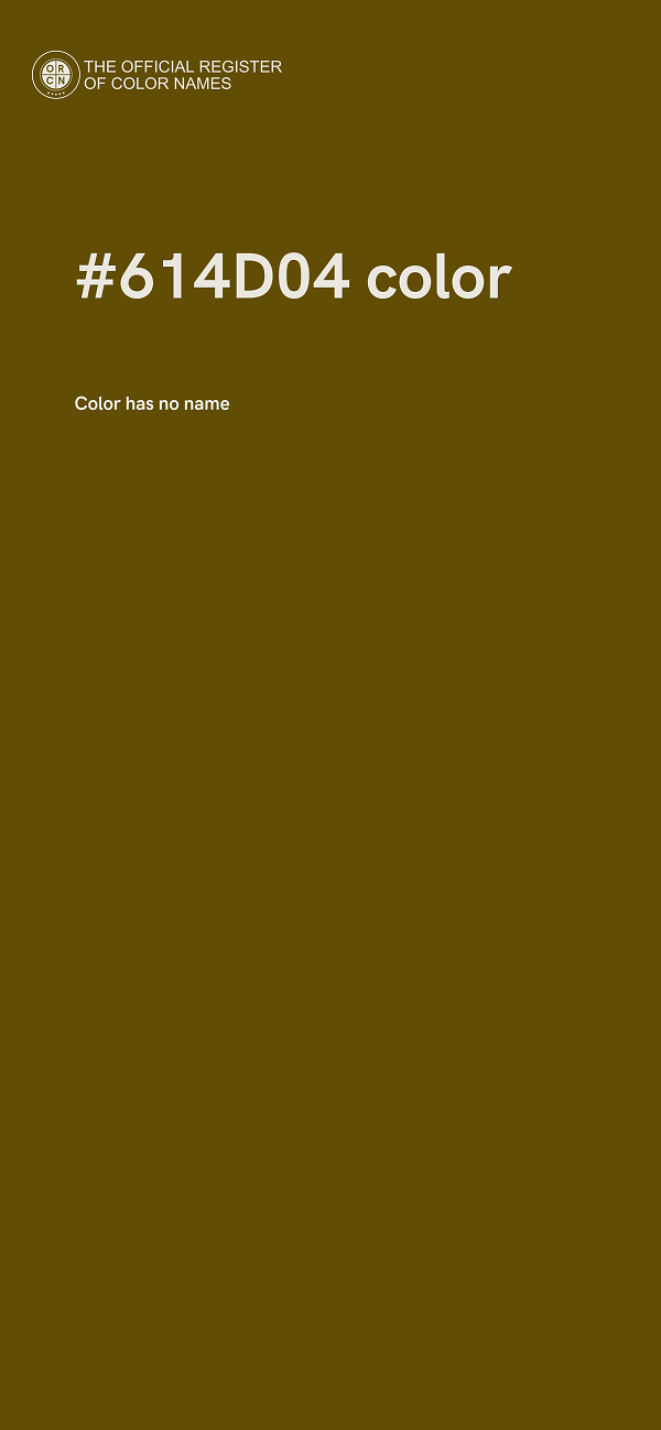 #614D04 color image