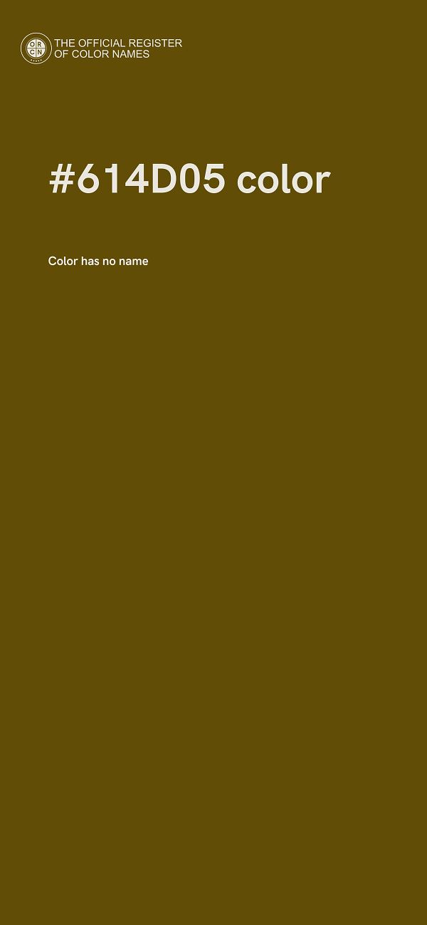 #614D05 color image