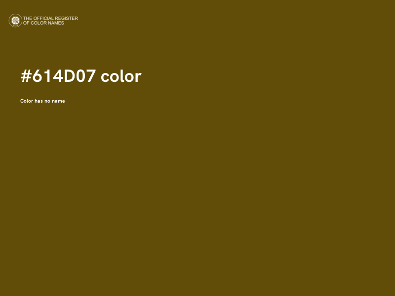 #614D07 color image