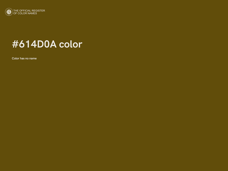 #614D0A color image