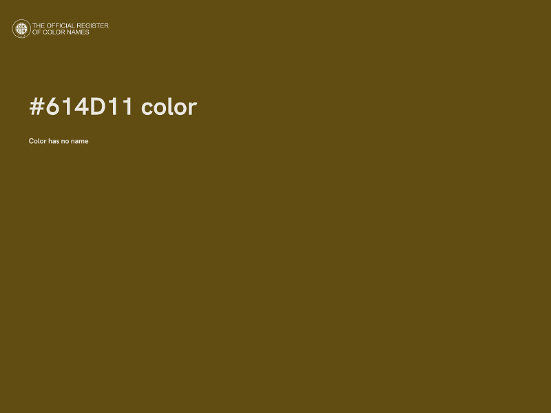 #614D11 color image