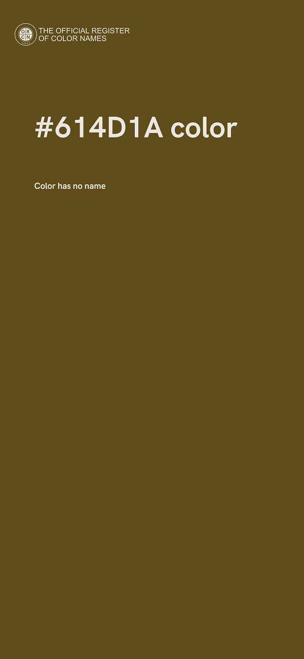 #614D1A color image