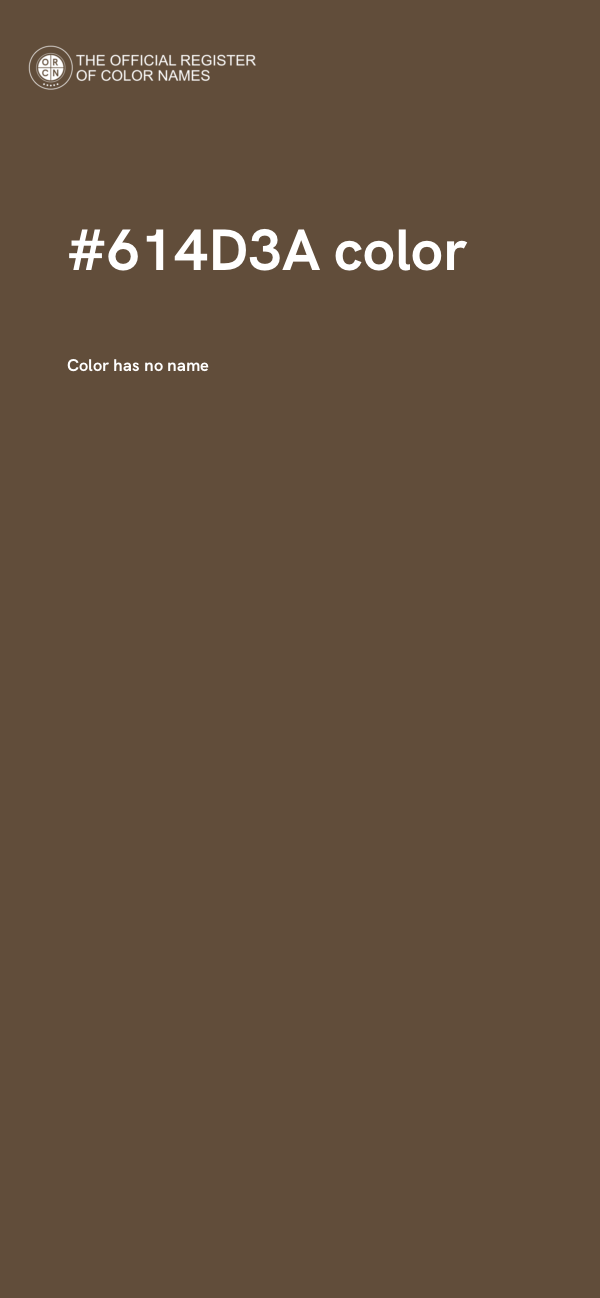 #614D3A color image