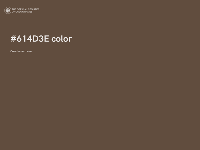 #614D3E color image