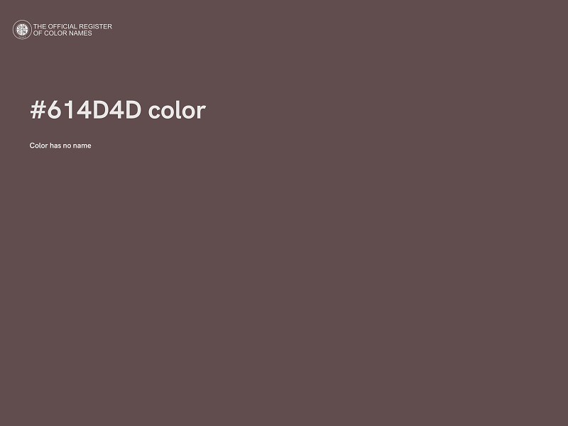 #614D4D color image