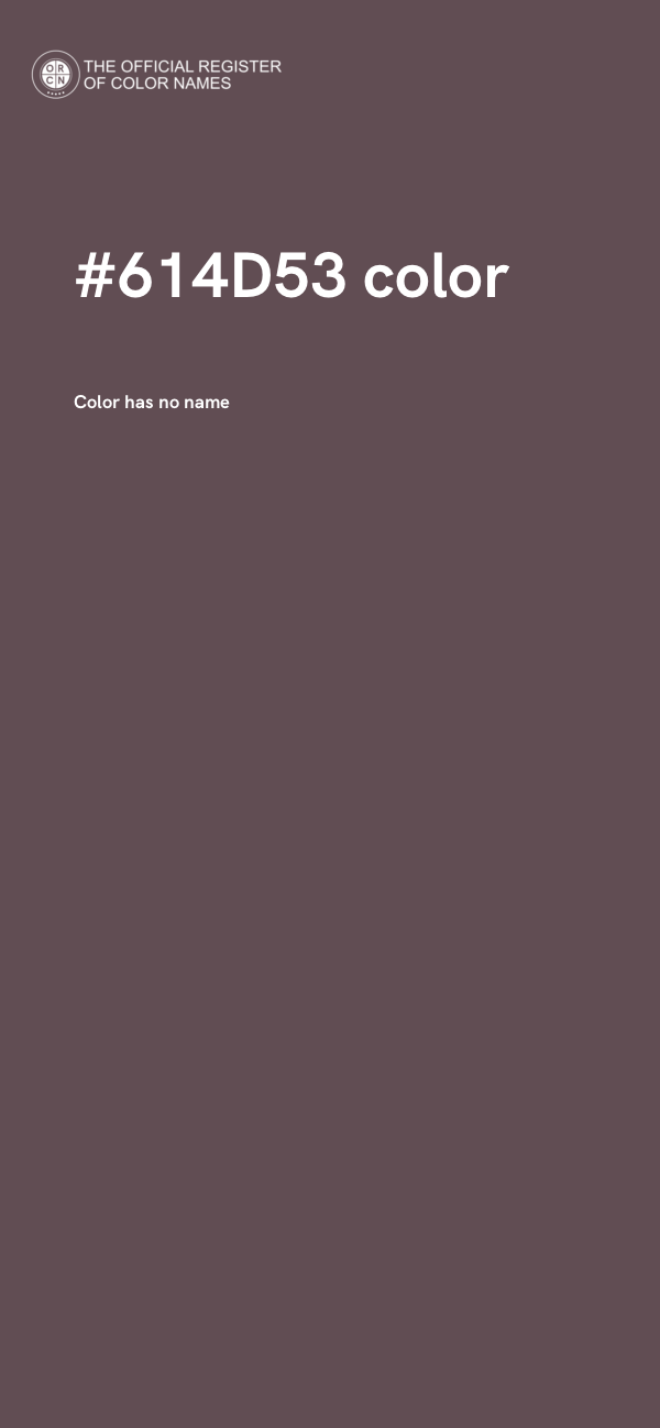 #614D53 color image