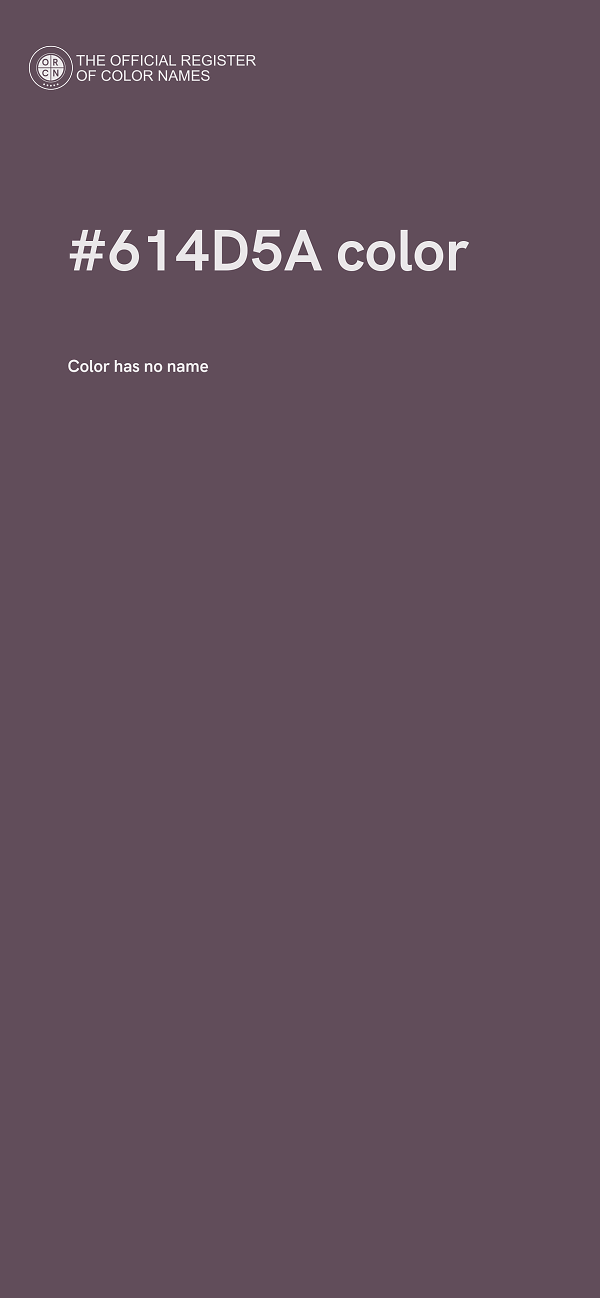 #614D5A color image