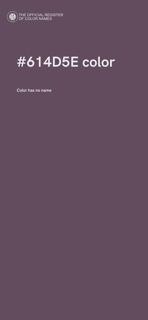 #614D5E color image