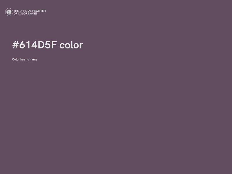 #614D5F color image