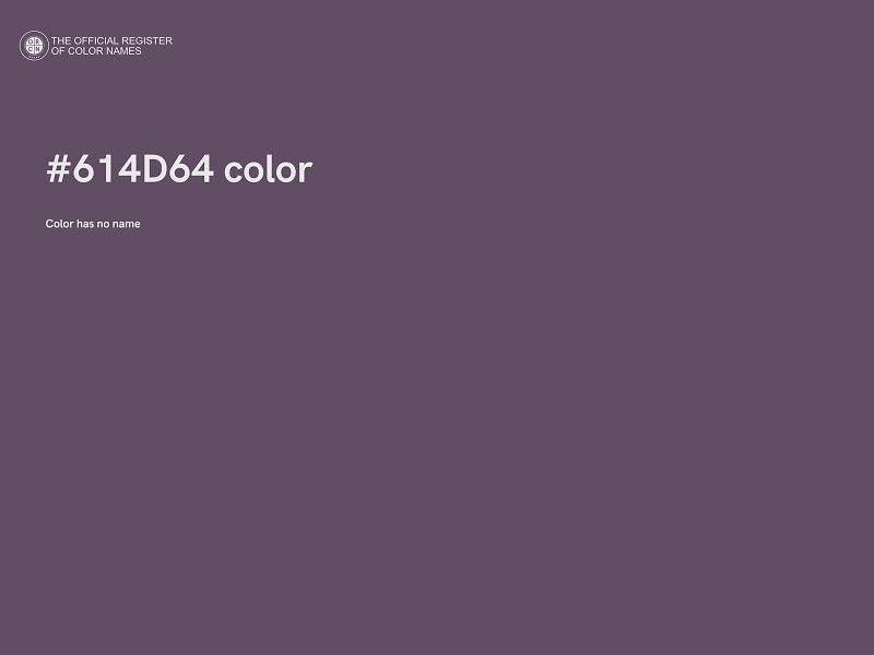 #614D64 color image