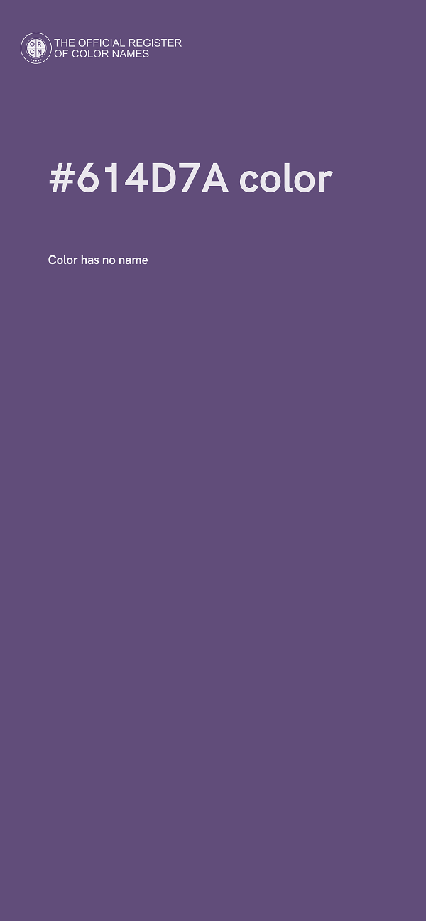 #614D7A color image