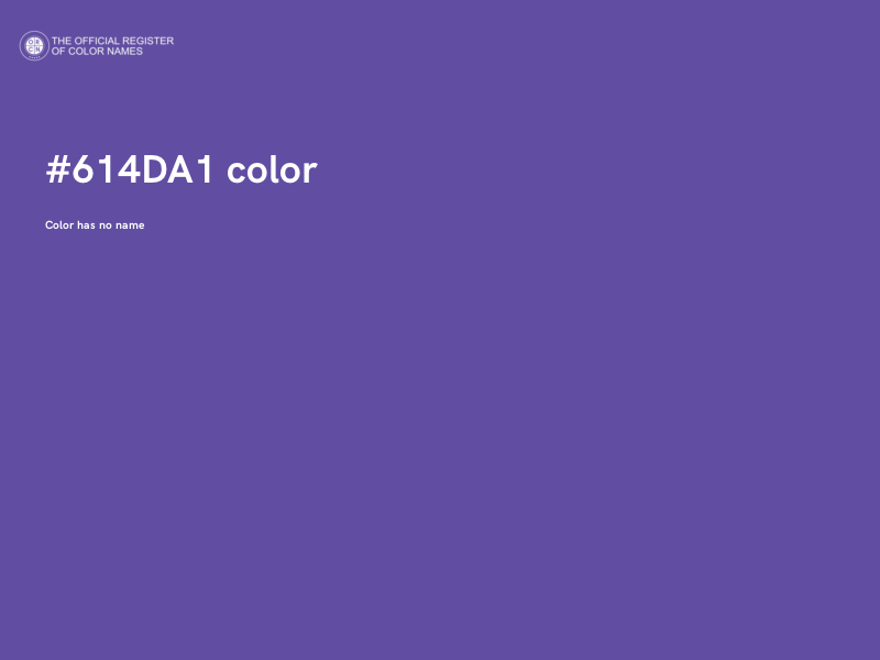 #614DA1 color image