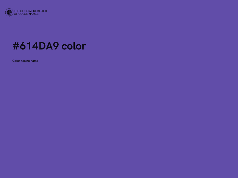 #614DA9 color image