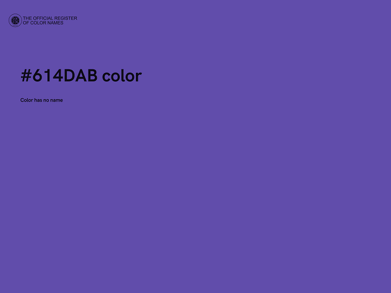 #614DAB color image