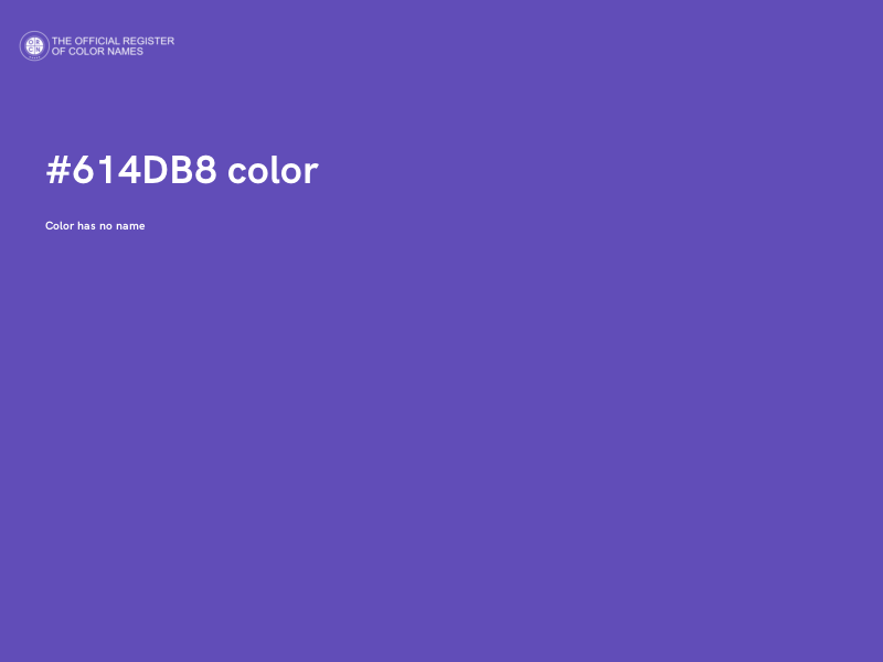 #614DB8 color image