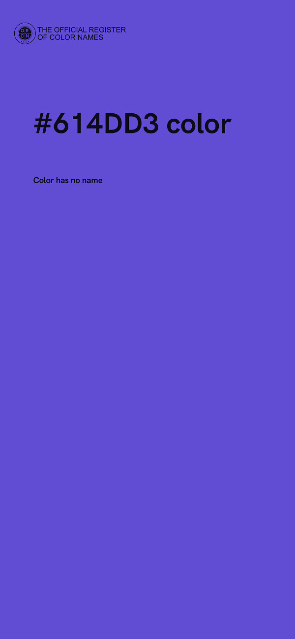 #614DD3 color image