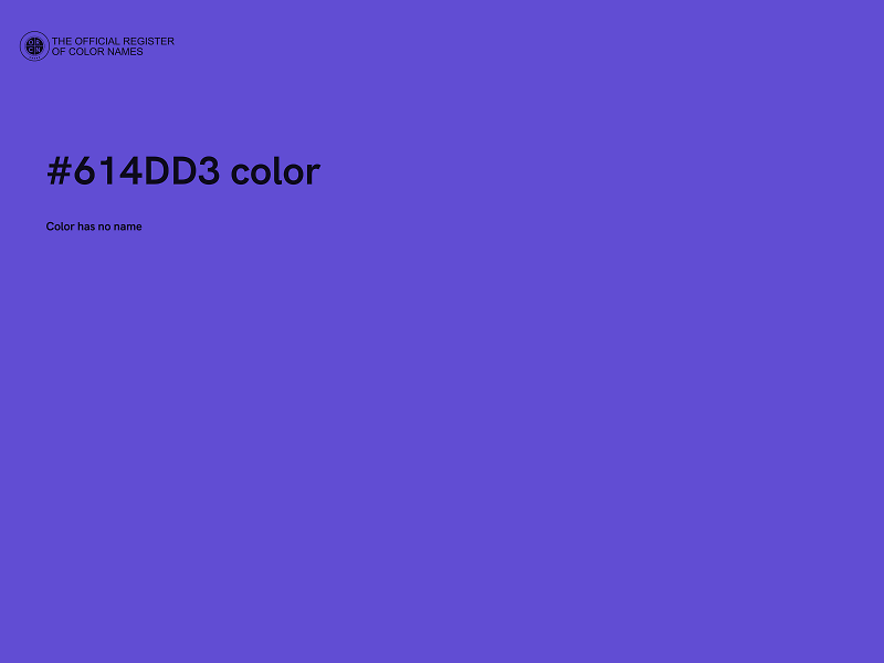 #614DD3 color image
