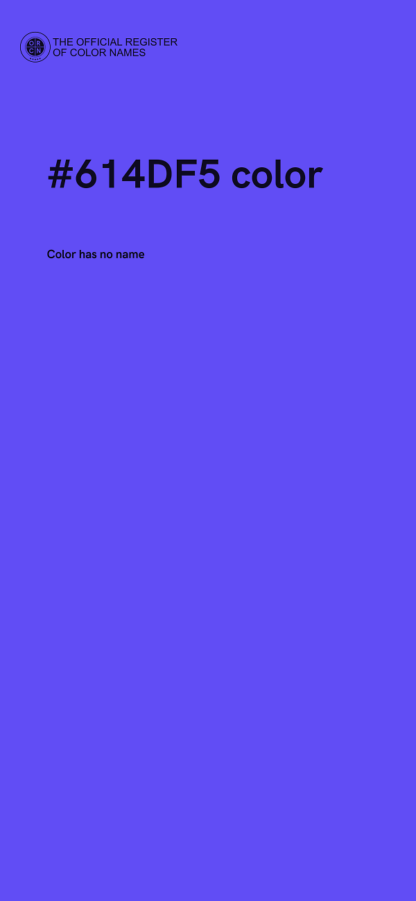 #614DF5 color image