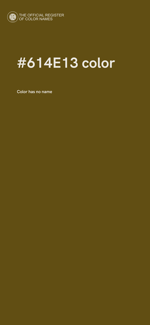 #614E13 color image