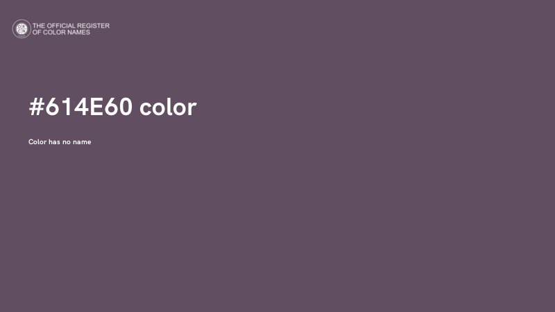 #614E60 color image