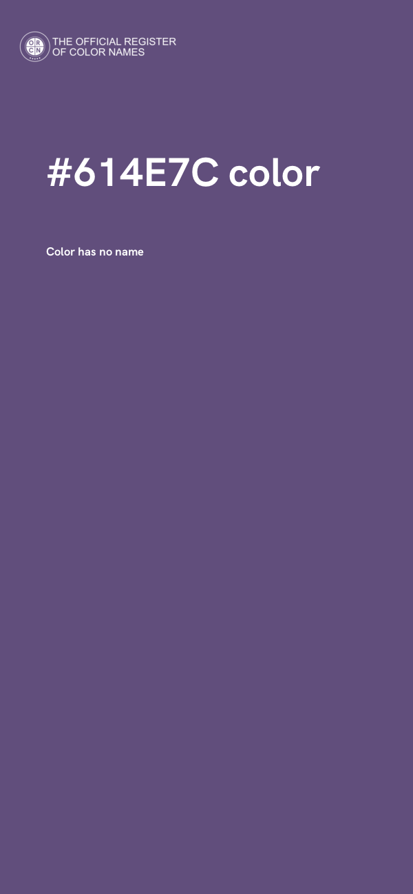 #614E7C color image