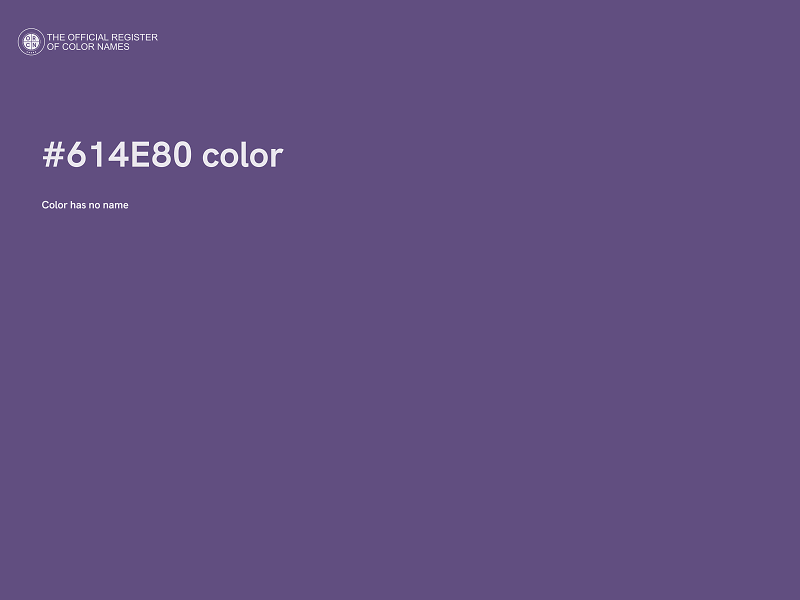 #614E80 color image