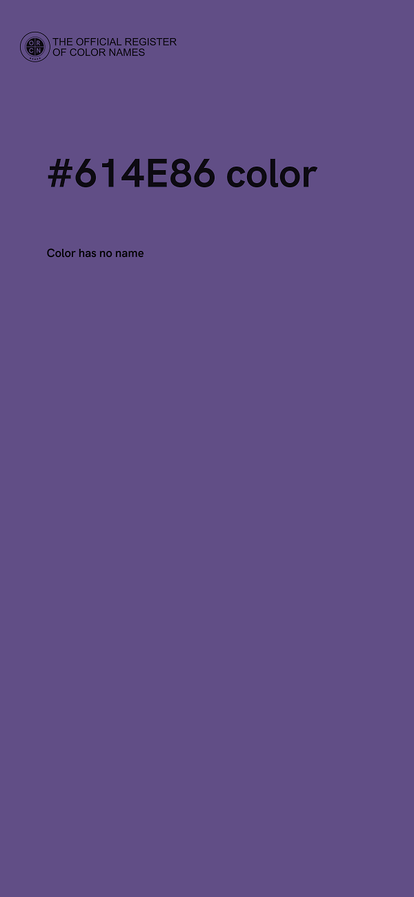 #614E86 color image