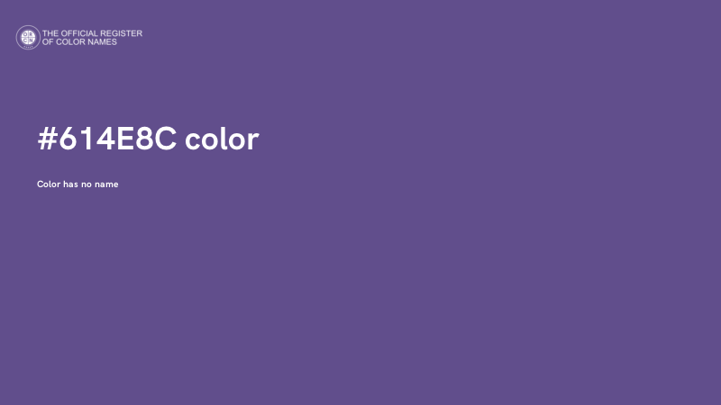 #614E8C color image