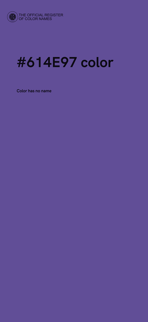 #614E97 color image