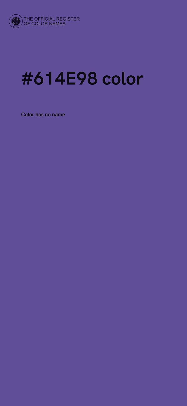 #614E98 color image