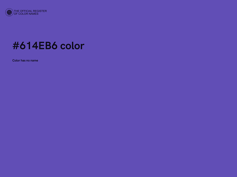 #614EB6 color image