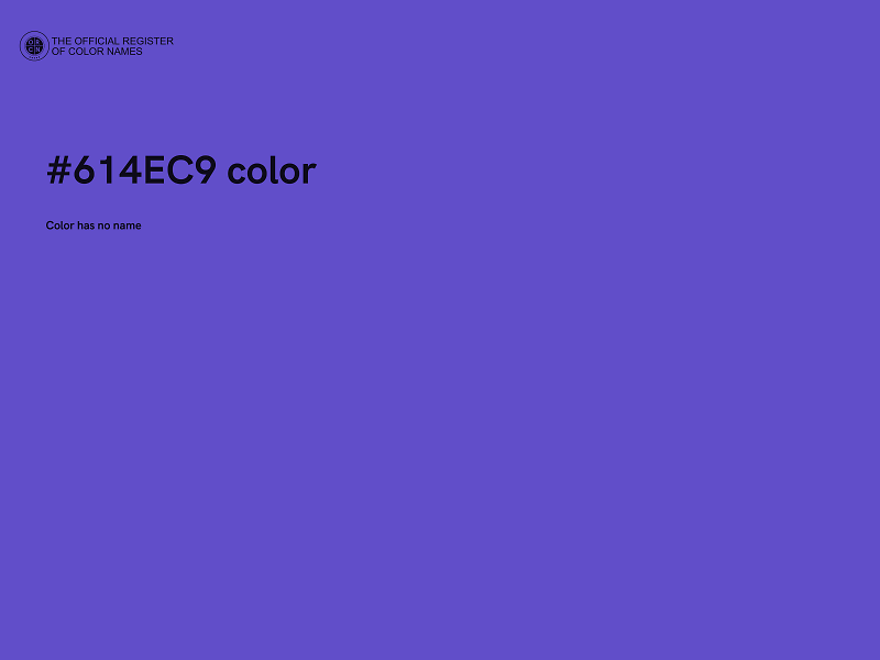 #614EC9 color image
