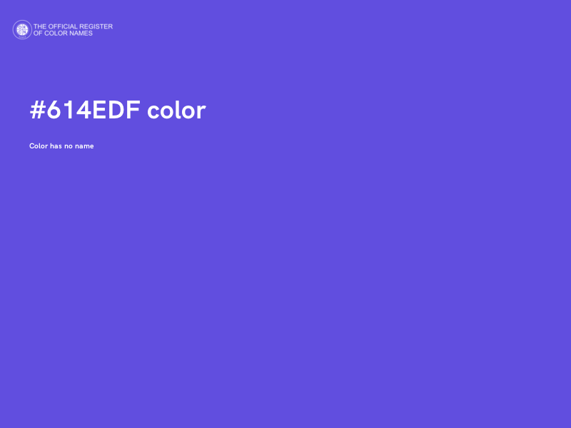 #614EDF color image