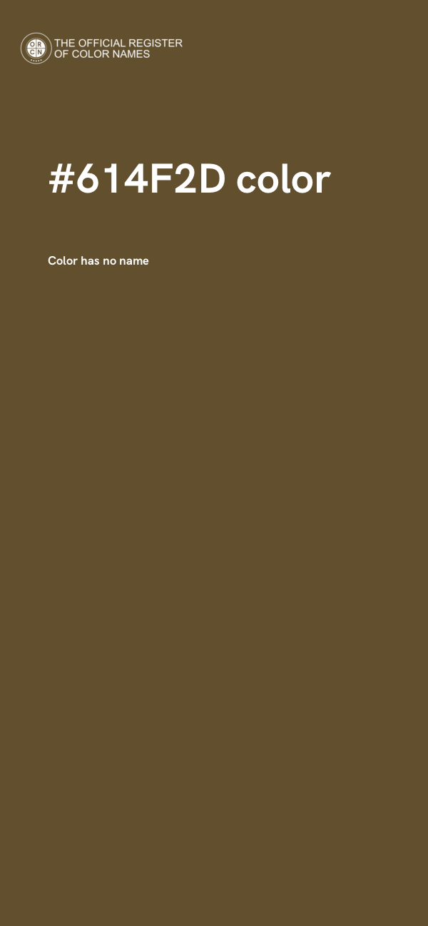 #614F2D color image