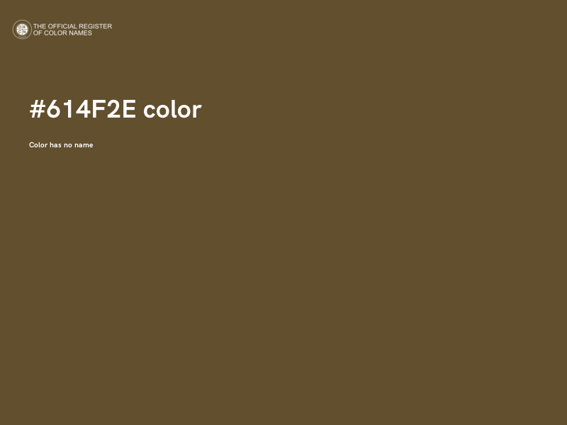 #614F2E color image