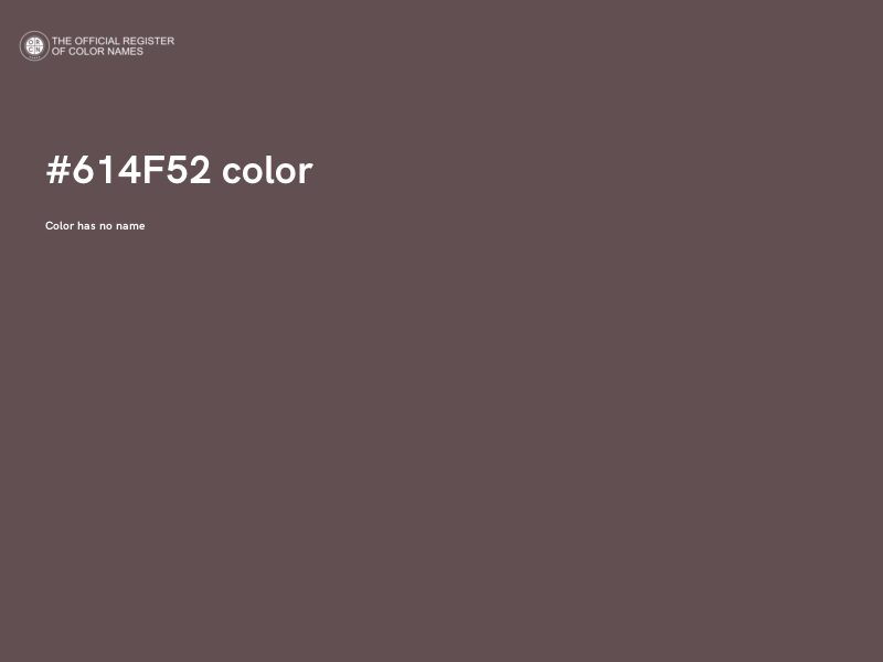 #614F52 color image