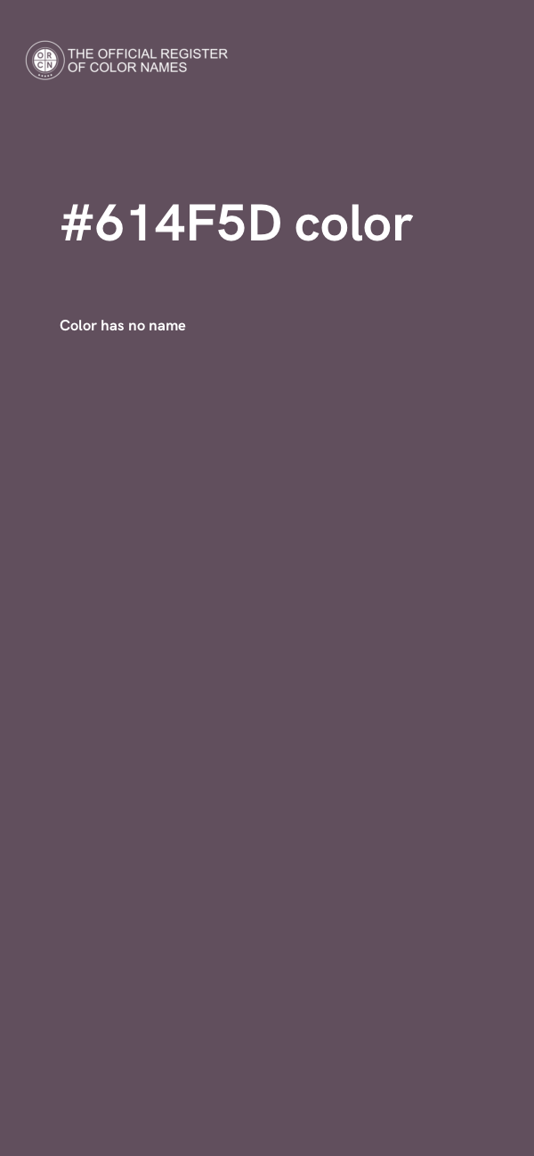 #614F5D color image