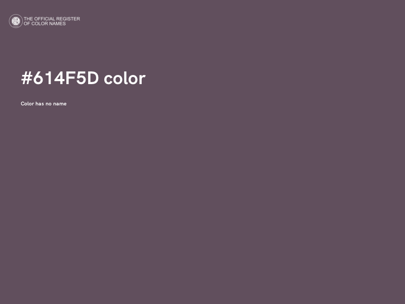#614F5D color image