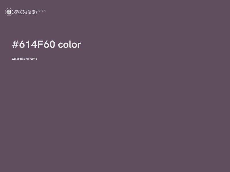 #614F60 color image