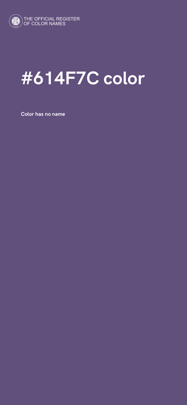 #614F7C color image