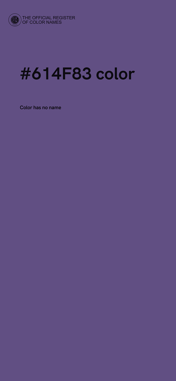 #614F83 color image