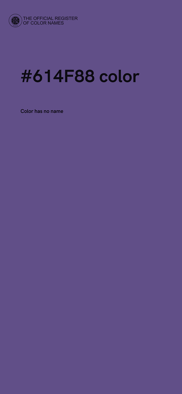 #614F88 color image