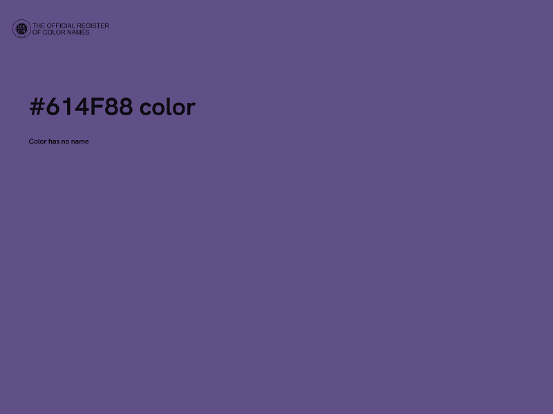 #614F88 color image