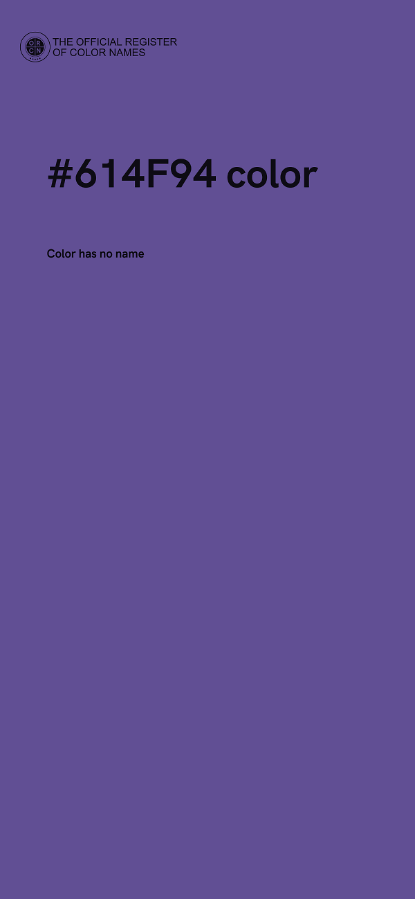 #614F94 color image