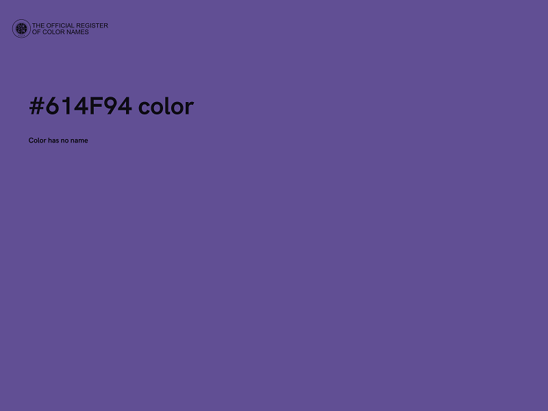 #614F94 color image