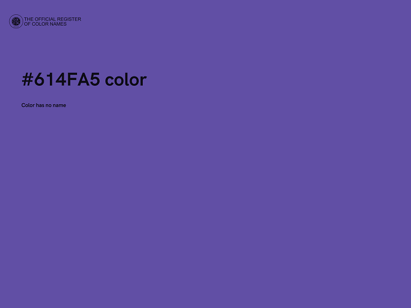 #614FA5 color image